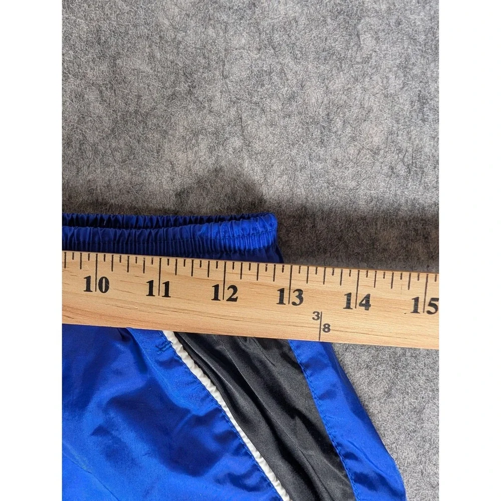 Adidas Team Vintage Nylon Wind Pants Royal Blue Track Pants Embroidered‎ Logo M
